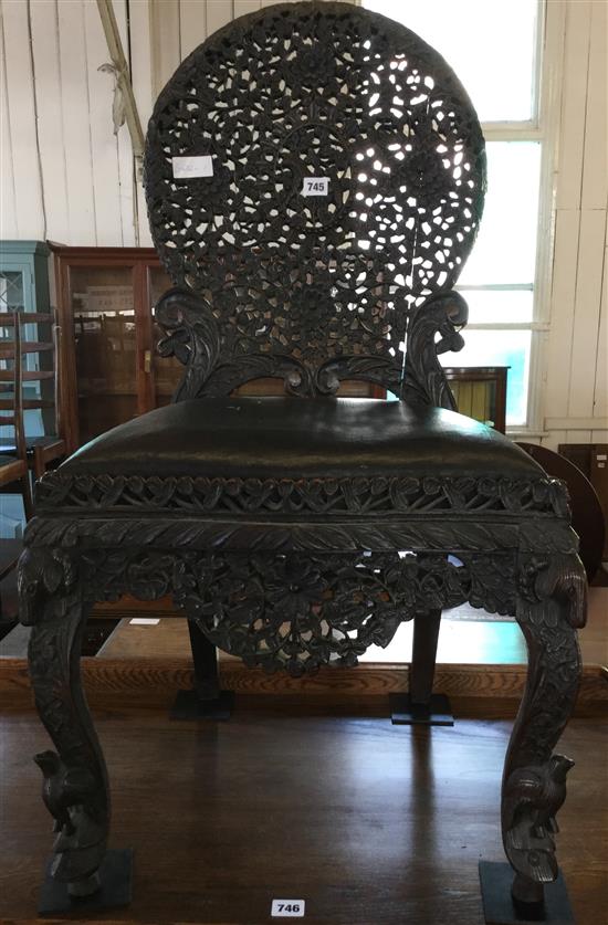 Windsor carved chair